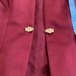 Alex Evenings  Women's Deep Red Blazer Size 4 Photo 8