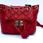 Badgley Mischka  MICRO MINI QUILTED VEGAN LEATHER BACKPACK Photo 0