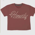 SENDERO PROVISIONS HOWDY DUDE WOMEN'S CROP TEE Photo 2