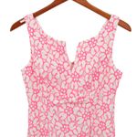 Lilly Pulitzer Daena Fiesta Pink White Floral Lined Mini Dress 4 Photo 4
