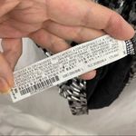 ZARA  Metallic silver black Cocktail mini Dress Photo 11