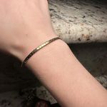 Park Lane Women’s Dainty Signed Gold Tone Chain Bracelet 6 7/8 Inch Photo 4