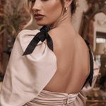 House Of CB Almaz IVORY PUFF SLEEVE BODYSUIT Photo 6