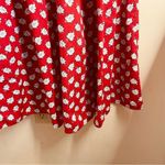 Cambridge Dry Goods Vintage Floral Button Back Midi Sundress Red sz 12 Cotton Photo 9