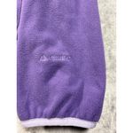 L.L.Bean  Womens Purple Fleece Jacket Full Zip Polartec Outdoor Coat L Photo 2