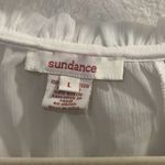 Sundance ✨ Floral Sheer Beaded Embroidered Lace Boho Sz Large Blouse Cream✨ Photo 4