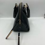 BCBG Black faux Leather Satchel with Gold Hardware Photo 3