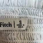 Abercrombie & Fitch  Floral Puff Sleeve Poplin O Ring Smocked Crop Top Small Photo 4