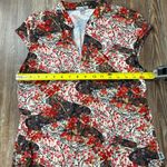 LEI Vintage Y2K Floral Babydoll Top Large Forest Fairy Japan Summer Cottagecore Red Photo 3