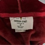 EMERSON STREET CLOTHING CO. Women's Hoosiers Red Plush Hoodie Medium | EUC Photo 5