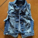 Wall Flower Denim Vest Photo 0