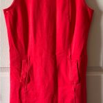 Boden Women’s Red Cotton Blend Button Back Midi Dress Size 8 Red Photo 7