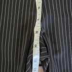 Betabrand  Black Striped Straight Leg Black Classic Dress Yoga Pants Size Medium Photo 6