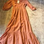 Rust Orange Long Sleeve Dress Photo 1