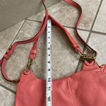 Coach Genuine Kristin Leather Purse - Coral Pink - Luxe Gold Hardware DUST BAG Photo 4