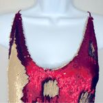Free People  Seeing Double Red Sequin Dress Size S Photo 4