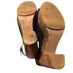 Rachel Comey Western Stitch Peep Toe Sling Back Leather Mule Heels Size 6.5
. Photo 5