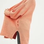 Free People NWOT Nightingale Cardigan Peach Oversize XS Photo 2