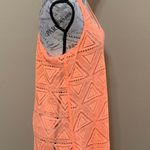 A'Gaci Lagaci Neon Orange Cover-Up Crochet Beach Dress Photo 3