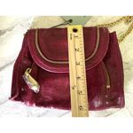 NWT Hobo International Merlot Red Zandra Leather Handbag Crossbody Photo 6