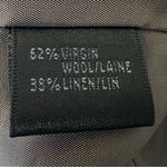 Lafayette 148 Womens Wool Linen Blazer Size 6 Minimalist Capsule Office Career Brown Photo 6