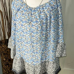 Zac and Rachel Blue and White Relaxed Tunic Photo 0