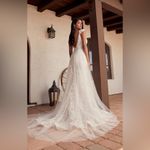 Casablanca Wedding Dress Cayenne White Size 12 Photo 3