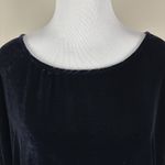 CP Shades Sibella Top Womens Small Velvet Silk Blend Boxy 3/4 Sleeve Oversized S Photo 1