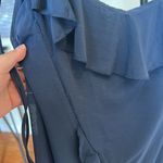 House Of CB  'Kiki'‎ French Navy Ruffle Mini Dress size XL Flawed! Photo 4