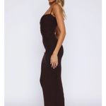 White Fox Boutique White Fox Break It Off Maxi Dress Espresso Photo 1