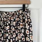 Marie Oliver Maxi Skirt Leopard Print Ruffle Hem Silk Bohemian Size 6 Photo 5