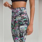 Lululemon NEW! Fast and Free High-Rise Leggings 25”Pockets Paint Drift Multi Sz14 Photo 4