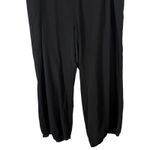 Oh My Gauze Black 100% Cotton Wide Leg Pull On Pants Lagenlook Womens 3 US XXL Photo 1
