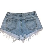 No brand cute denim cut off frayed shorts! Ntn Blue Size undefined Photo 2