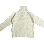 Kappa Robe de  Wool High Neck Zip Cream Off-White Sweater Medium Photo 0