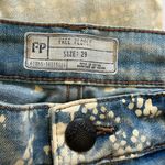 Free People  Discharge Bali Light Wash Flare boho Jeans RARE style 29 Photo 9