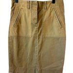 J.Crew  khaki utility skirt sz 4 City Fit. Photo 0