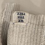 Free People  We The Free Cuddle V Neck Sweater Light Gray Photo 2