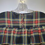 J.Crew Multicolor Edie Stewart Tartan Plaid Ruffle Blouse size 2T Photo 9