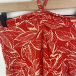 Casual Corner Y2K Tropical Coral Strapless Jersey Dress Small INV268 Photo 3