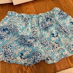 Printfresh x Anthropologie Pajama Shorts Blue Cheetah print size Large Photo 4