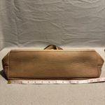 Tory Burch  Britten Satchel Purse Tan Color Photo 3