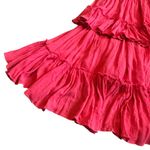 Free People Strapless Tiered Smocked Top Dress Flowy Midi Length Size Small Photo 9