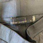 Oober Swank Womens Faux Leather Pants Medium Black Slim Pull On Photo 6