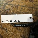 Koral Womens size S Bermuda Infinity Sports Bra Chic Red Black Gym Shine Photo 91