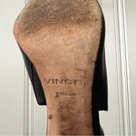 Vince Addie Black Leather Open Toe Ankle Strap Heeled Booties 9.5 Photo 4