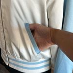 Disney Alice In Wonderland Womens Size XS White Jacket Bomber Vtg Photo 6