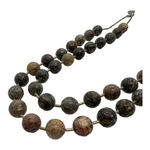 Chico's  Double String Fashion‎ Beaded Earthtones Necklace Extender Chain Clasp​​​ Photo 1