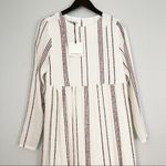 𝅺NWT BIANCOGHIACCIO Italia Linen Blend Striped Dress Small Photo 1