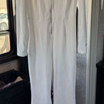 Fabletics  White Ribbed Jumpsuit size Small Photo 0